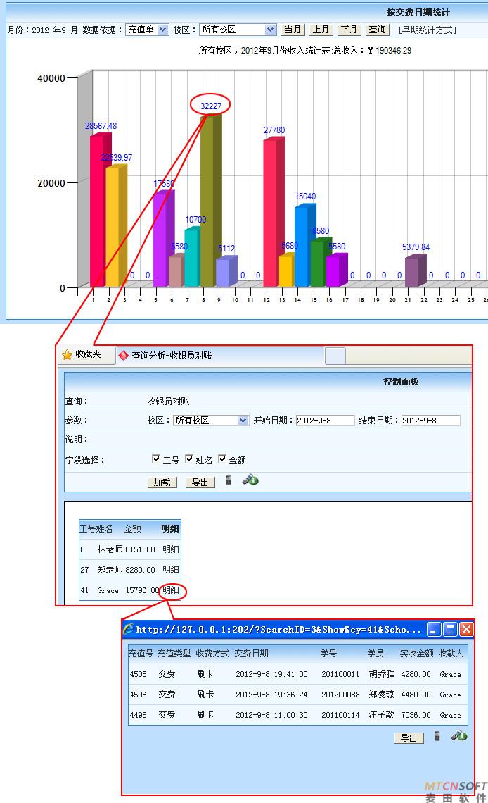 麥田培訓(xùn)學(xué)校管理軟件細(xì)節(jié)