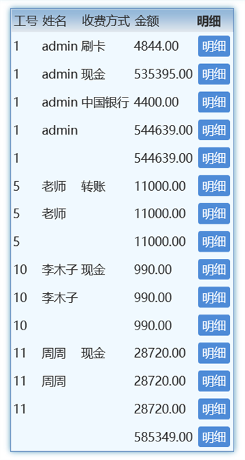 麥田培訓學校管理軟件細節